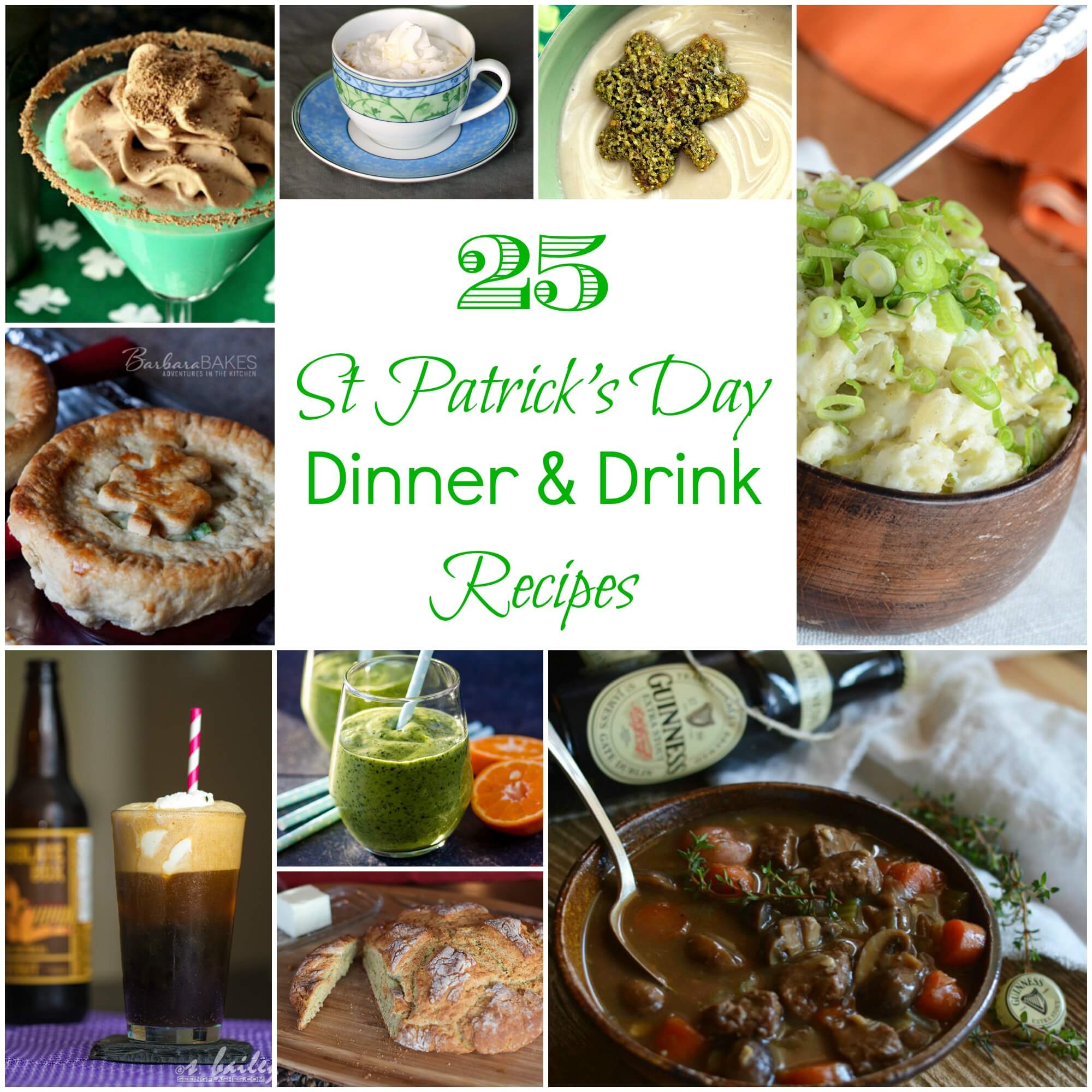 25 St Patrick's Day Dinner & Drink Recipes Flavor Mosaic