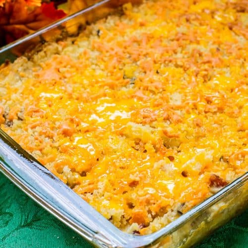Cheesy Bacon Ranch Hashbrown Casserole