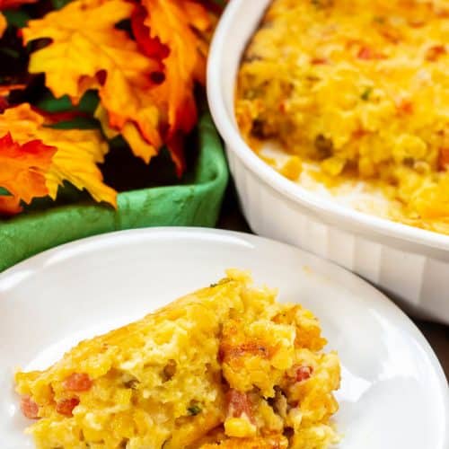 Jiffy Corn Casserole with Sausage