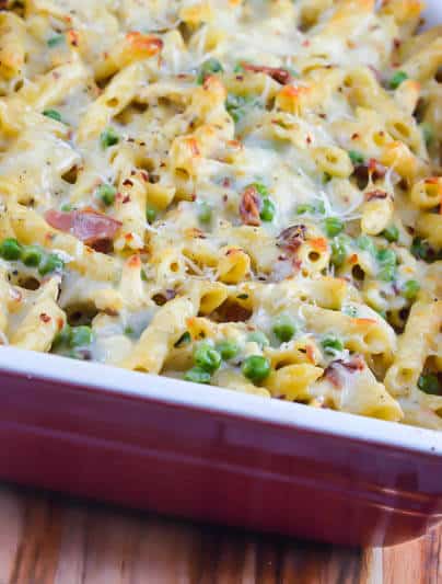 Cheesy Bacon Ranch Pasta Bake