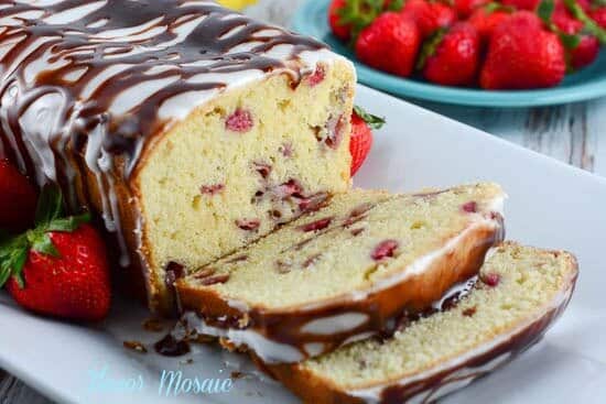 Strawberry Glazed Pound Cake - Jo Cooks