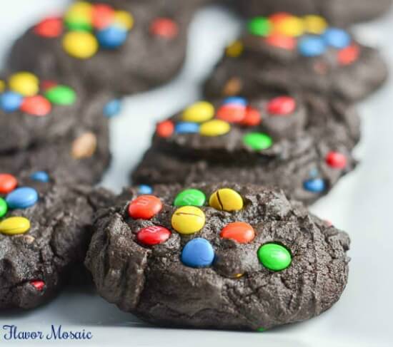 Chocolate M&M Cookies - I Heart Naptime