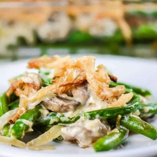 Homemade Green Bean Casserole - Flavor Mosaic