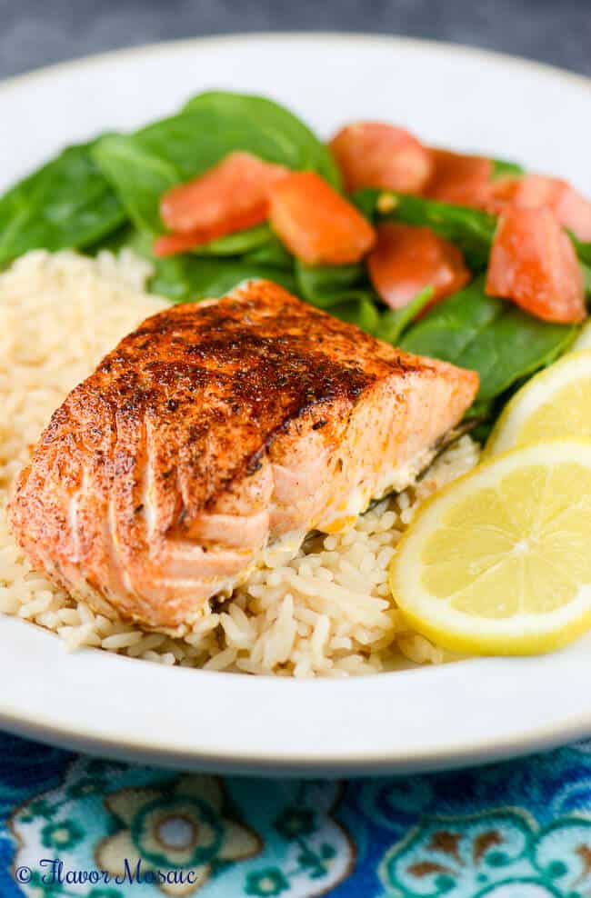 Cajun Blackened Salmon - Flavor Mosaic