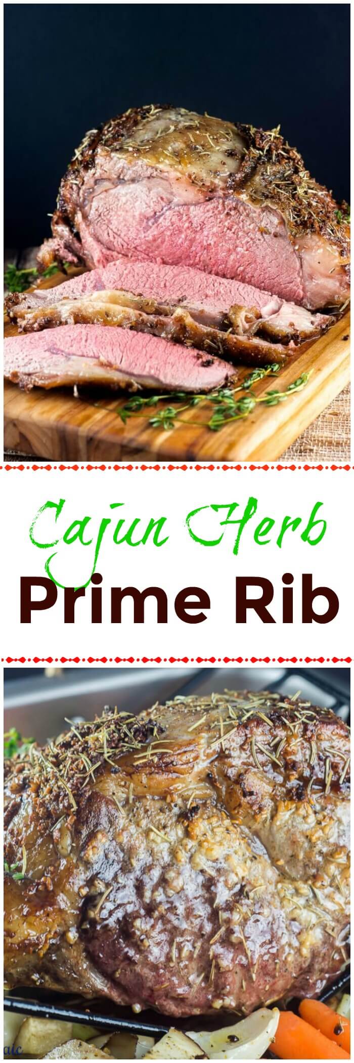 Cajun Herb Prime Rib #SundaySupper #RoastPerfect - Flavor Mosaic