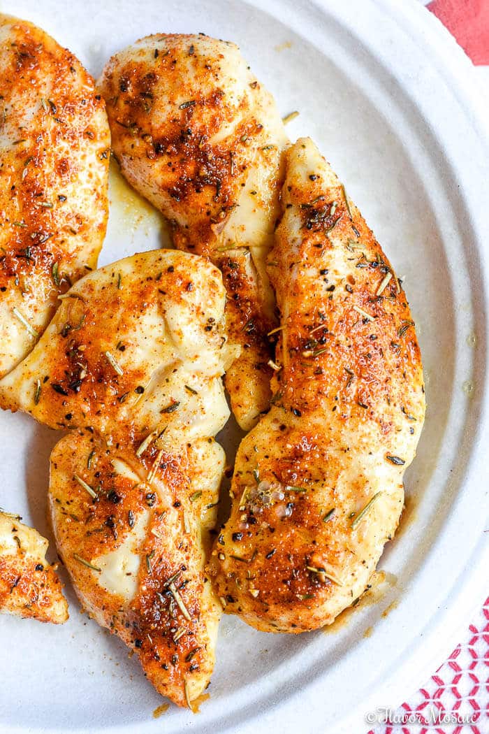 Oven Baked Chicken Tenders (No Breading)