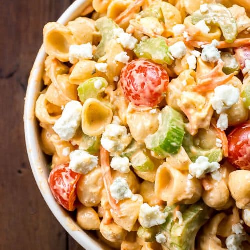 Buffalo Chicken Pasta Salad Recipe