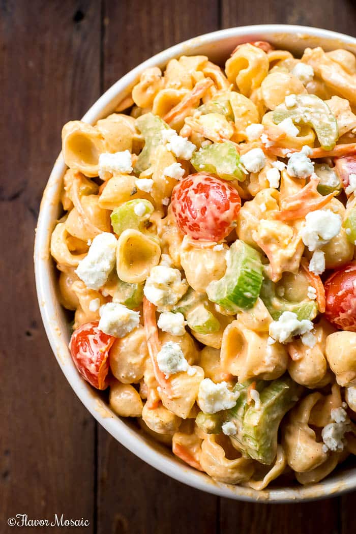 Buffalo Chicken Pasta Salad Recipe