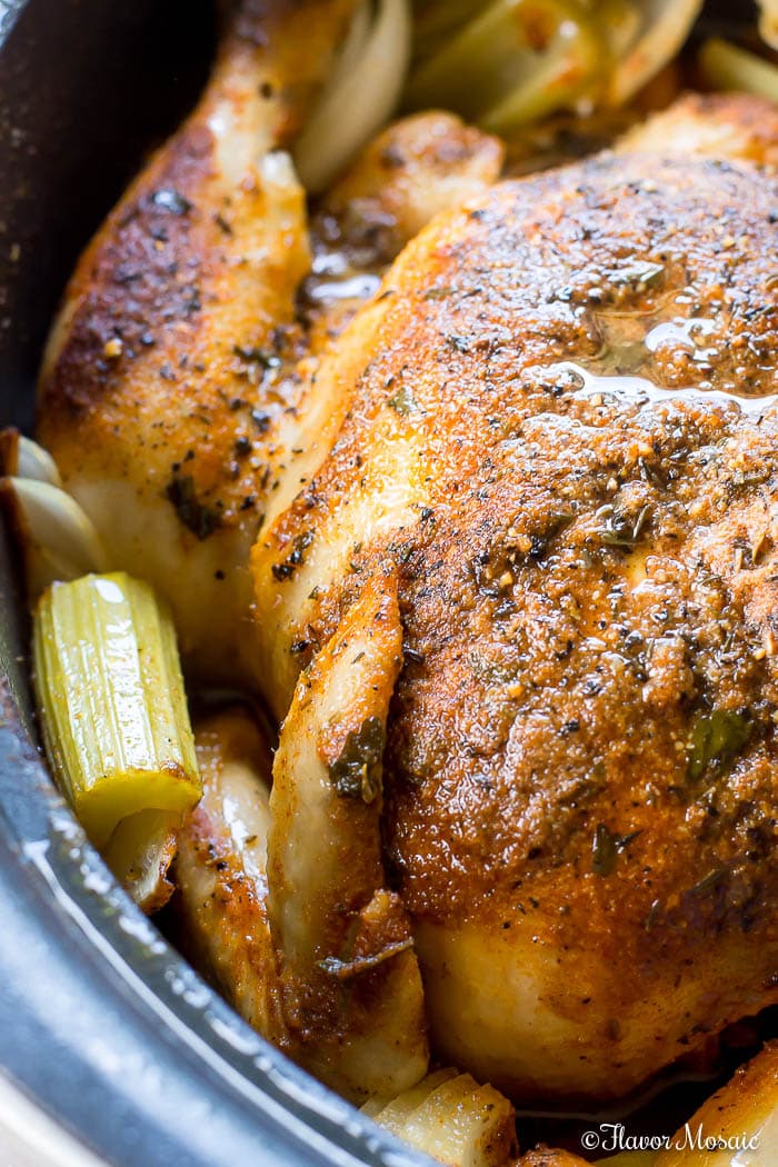 Crockpot Roast Chicken