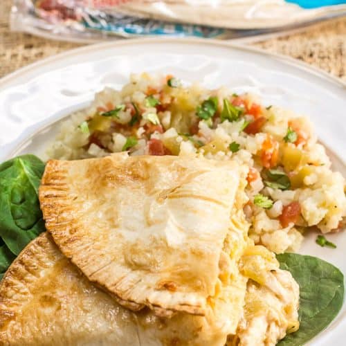 Green Chile Chicken Empanadas