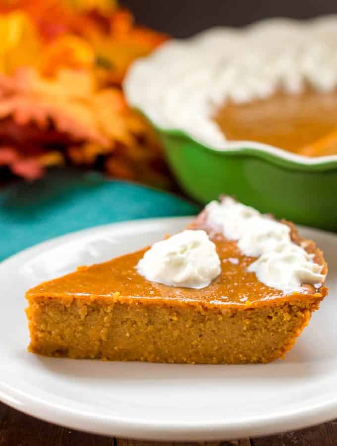 Crustless Pumpkin Pie