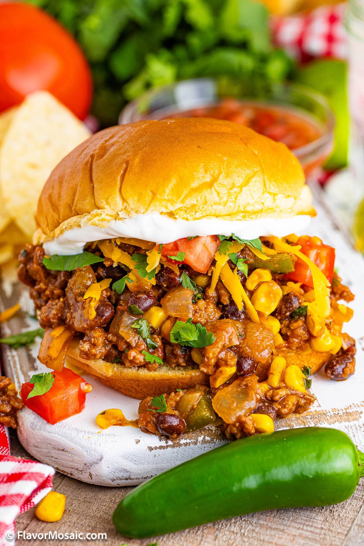 Taco Sloppy Joes - Flavor Mosaic