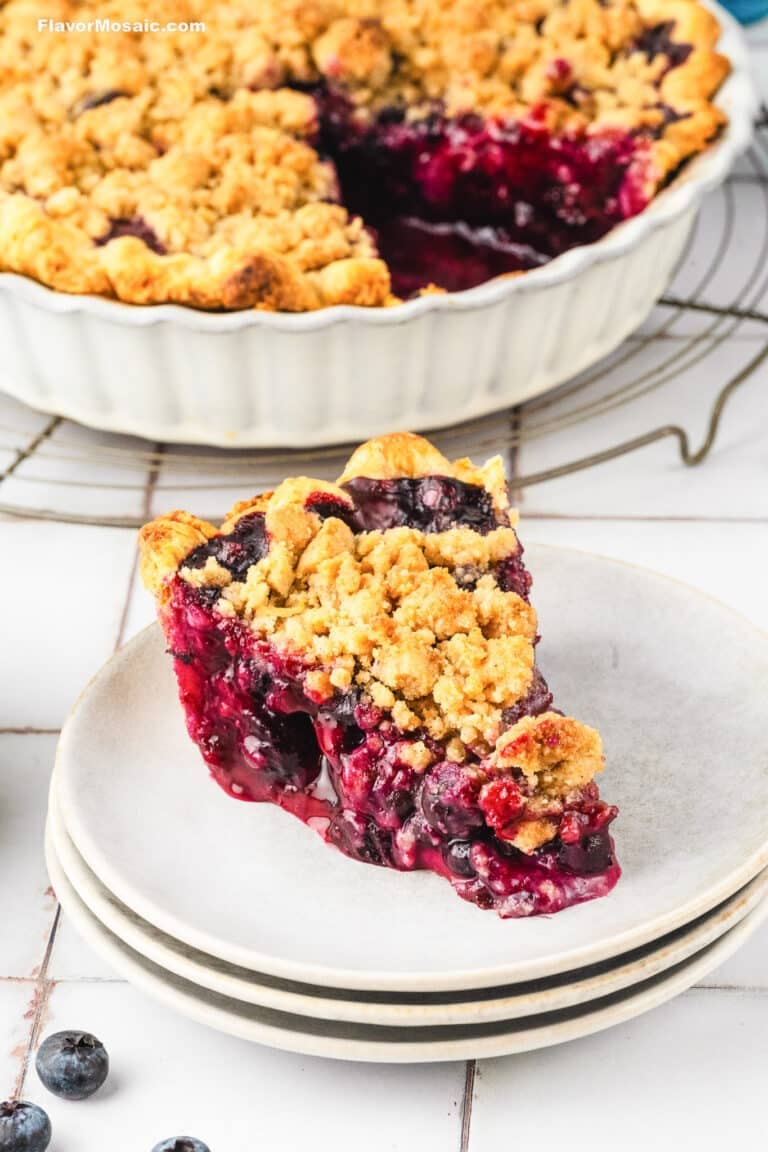 Blueberry Crumb Pie Flavor Mosaic