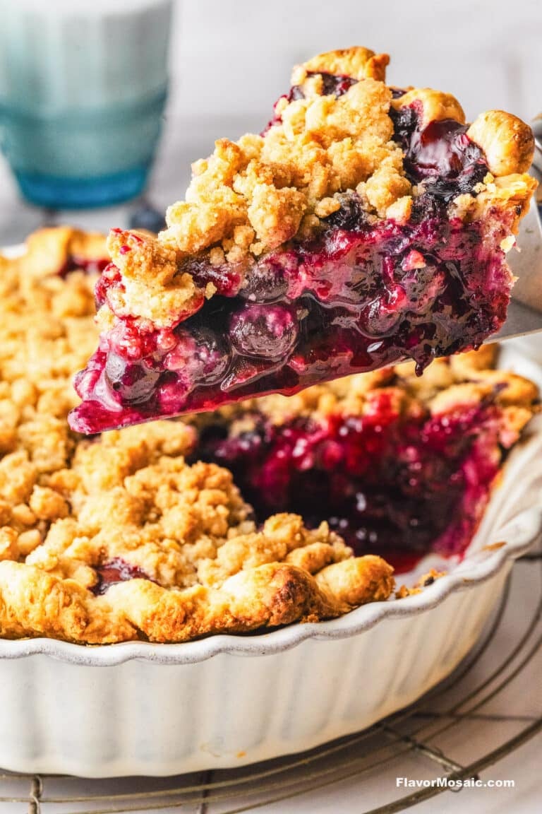 Blueberry Crumb Pie Flavor Mosaic